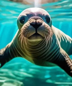 Baby Walrus Diamond Painting