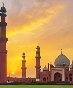 Badshahi Mosque Diamond Painting