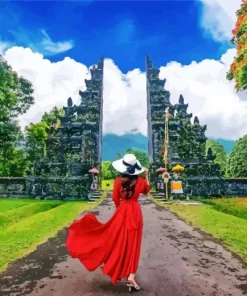 Bali Handara Gate Diamond Painting