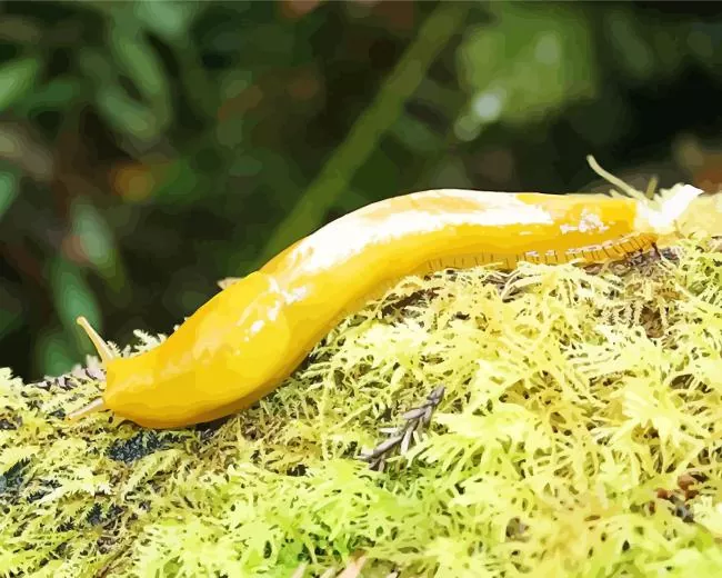 banana slug Diamond Paintings Banana Slug Diamond Painting