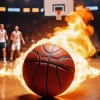 Basketball On Fire Diamond Painting