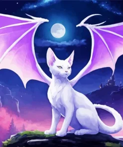 Bat And Cat Diamond Painting