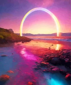 Beach Rainbow Diamond Painting
