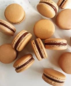 Beige Macarons Diamond Painting