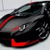 Black And Red Car Diamond Painting
