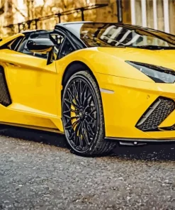 Black And Yellow Lambo Diamond Painting