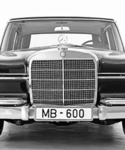Black Vintage Mercedes Benz Diamond Painting