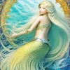Blond Mermaid Art Diamond Painting