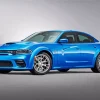 Blue Dodge Charger Daytona 2020 Art Diamond Painting