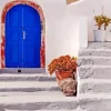 Blue Door Greece Diamond Painting