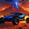 Blue Dune Buggy Diamond Painting
