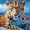 Blue Eyes Leopard Diamond Painting