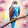 Blue Falcon Art Diamond Painting
