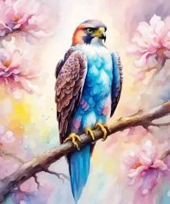 Blue Falcon Art Diamond Painting