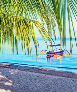 Blue Lagoon Beach Indonesia Diamond Painting