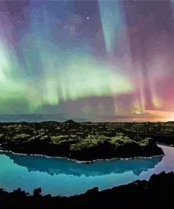 Blue Lagoon Iceland Diamond Painting