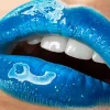 Blue Lips Diamond Painting