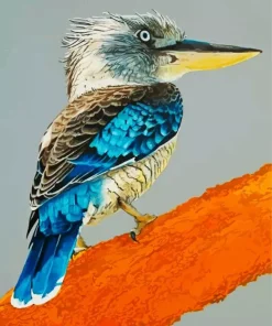 Blue Winged Kookaburra Diamond Painting
