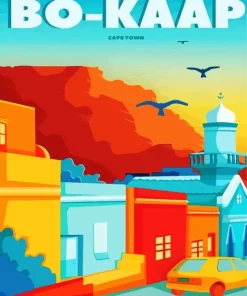 Bo Kaap Africa Poster Diamond Painting