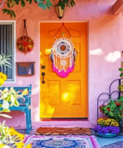 Bohemian Door Diamond Painting