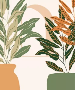 Bohemian Plants Diamond Painting