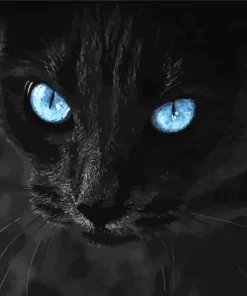 Bombay Cat With Blue Eyes Diamond Painting