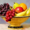Bowl Of Fruit Diamond Painting