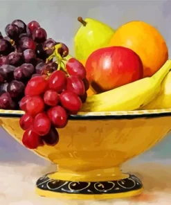 Bowl Of Fruit Diamond Painting