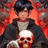 Boy With A Skull Head Diamond Painting