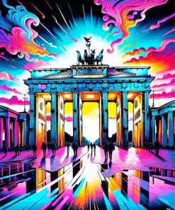 Brandenburg Gate Art Diamond Painting