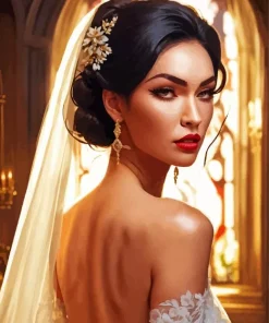 Bride In A Wedding Dress Diamond Painting