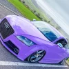 Bright Purple Car Diamond Painting