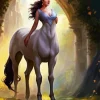 Centaur Girl Diamond Painting