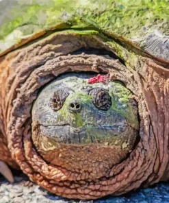 Close Up Common Snapping Turtle Diamond Painting