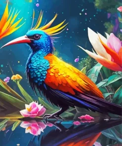 Cool Bird Of Paradise Diamond Painting