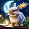 Cool Fantasy Bunny Art Diamond Painting