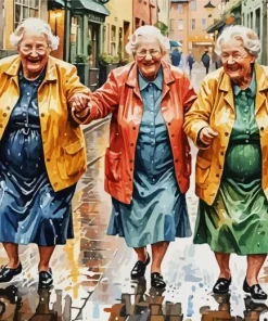 Cool Fat Old Ladies Art Diamond Painting