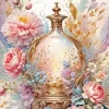 Cool Flower Perfume Bottle Diamond Painting