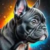 Cool French Bulldog Art Diamond Painting