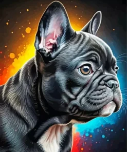 Cool French Bulldog Art Diamond Painting