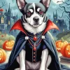 Cool Halloween Dog Diamond Painting