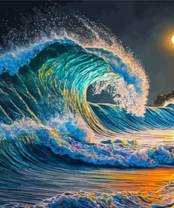 Crashing Wave Diamond Painting