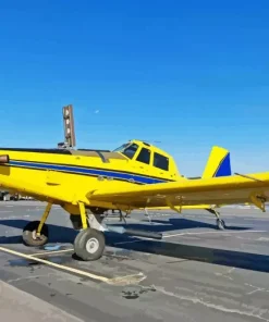 Crop Duster Airplane Diamond Painting