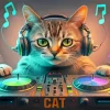 Dj Cat Diamond Painting