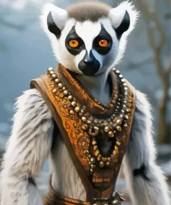 Dnd Lemur Art Diamond Painting