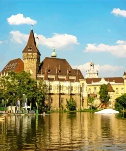 Dracula House Budapest Diamond Painting