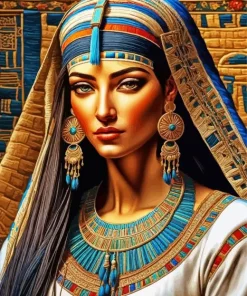 Egyptian Girl Art Diamond Painting