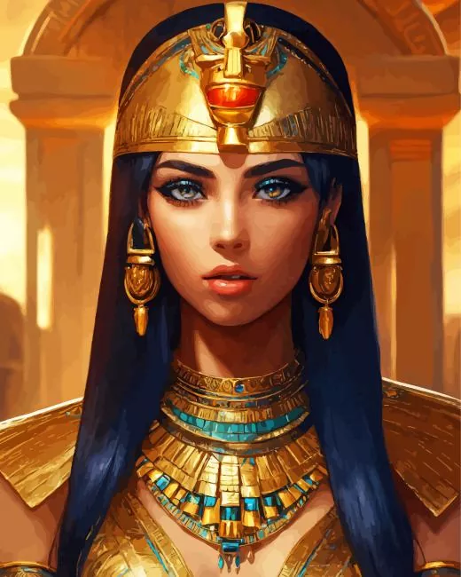 egyptian woman Diamond By Numbers Egyptian Woman Diamond Painting