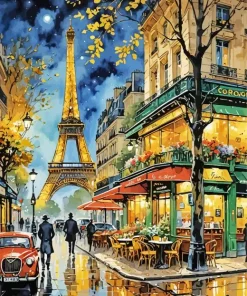 Eiffel Tower Art Diamond Painting