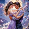 Elegant Couple In Love Diamond Painting